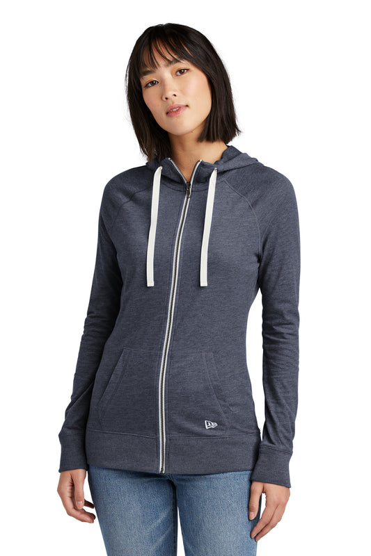 LNEA122 WOMENS FULL-ZIP HOODIE TRUE NAVY HEATHER