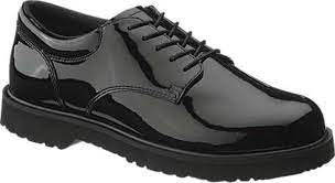 E22741 WOMENS BATES HI GLOSS OXFORD BLACK