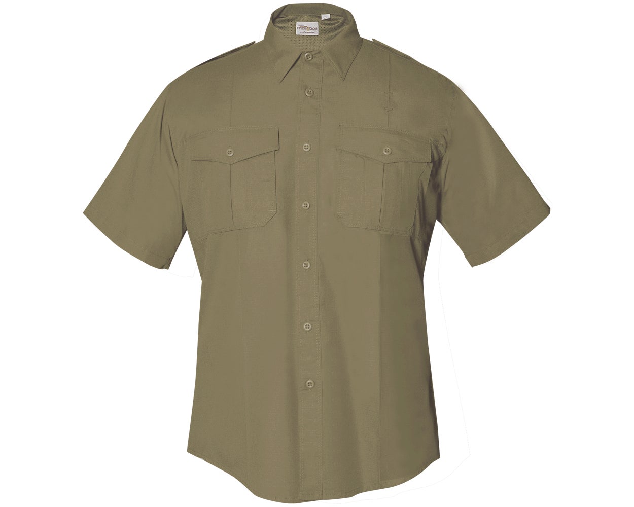 FX7100 STAT MALE S/S SHIRT SILVER TAN
