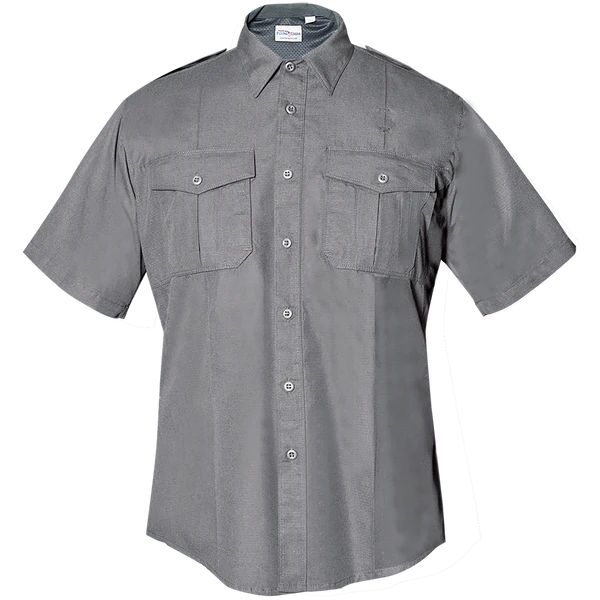FX7100 STAT MALE S/S SHIRT OXFORD GREY