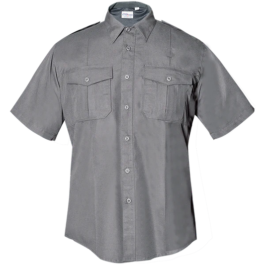 FX7100 STAT MALE S/S SHIRT OXFORD GREY