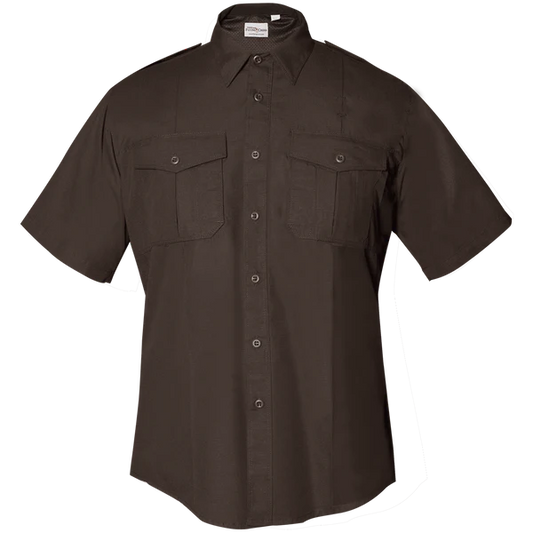 FX7100 STAT MALE S/S SHIRT BROWN