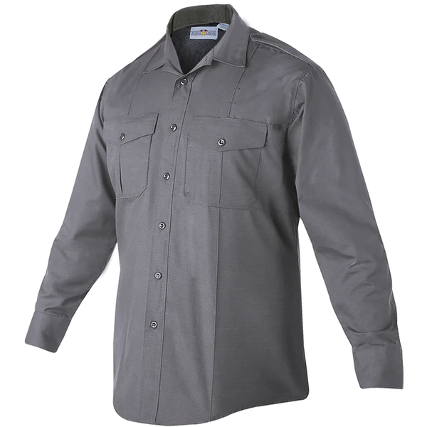 FX7120 FLEX MALE L/S SHIRT OXFORD GREY