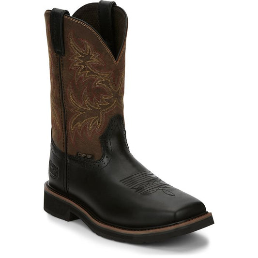 SE4818 JUSTIN DRILLER 11" CT BOOTS