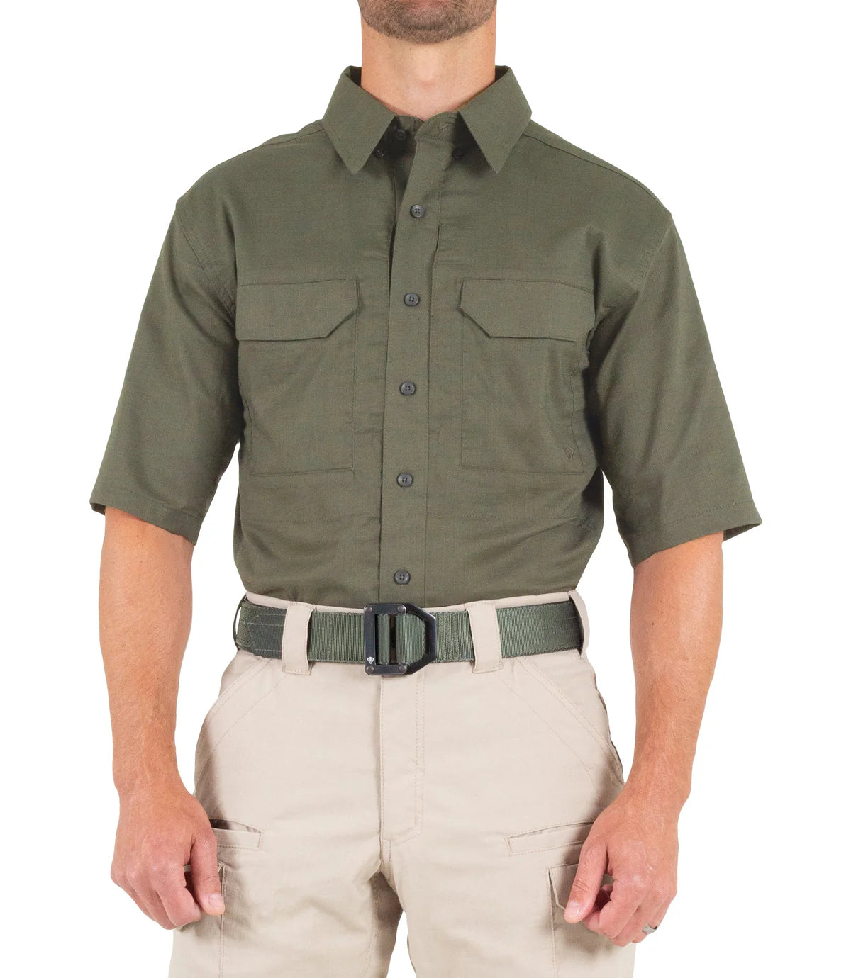 112007 MENS V2 S/S TACTICAL SHIRT OD GREEN
