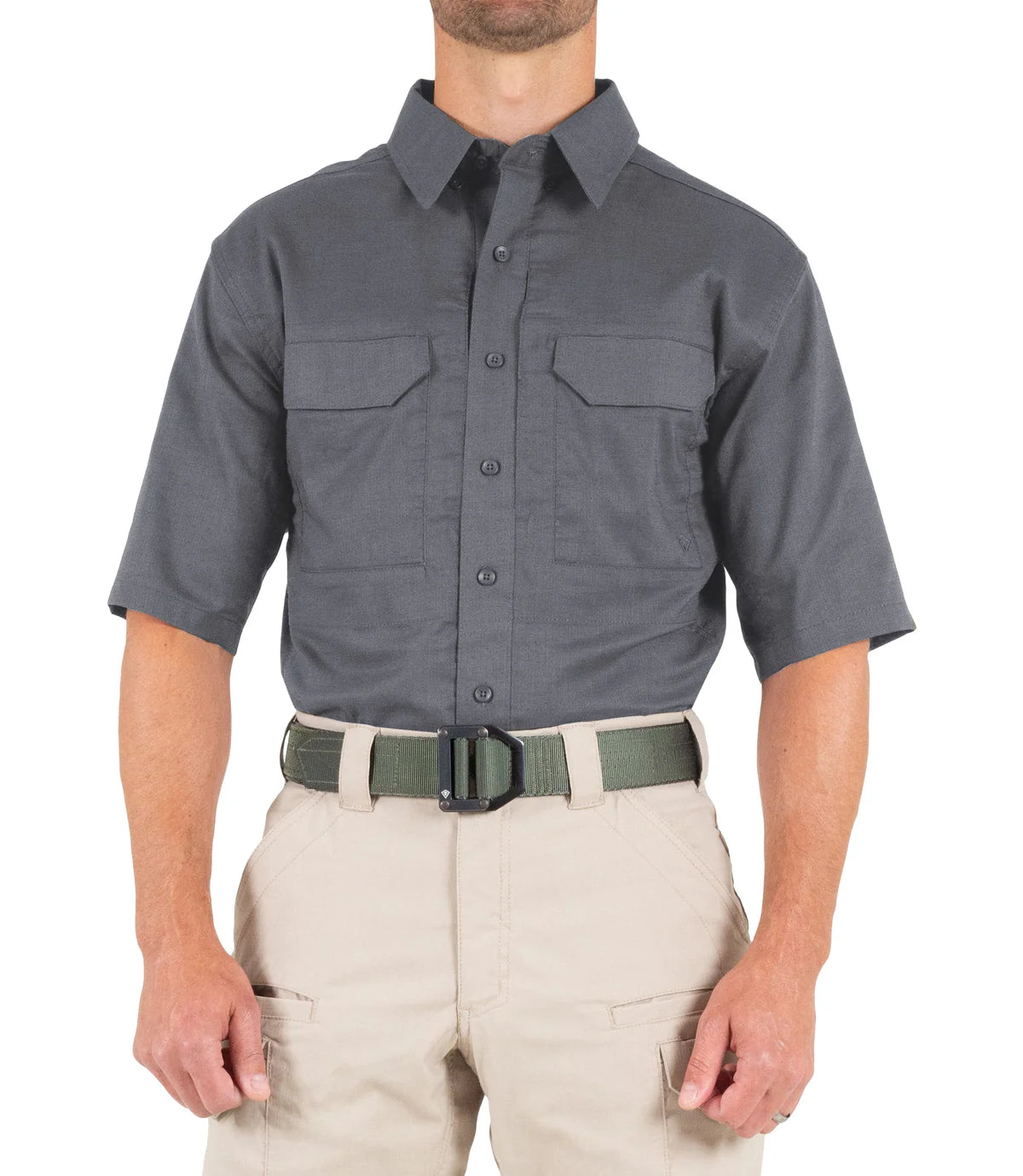112007 MENS V2 S/S TACTICAL SHIRT WOLF GREY