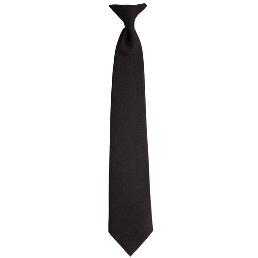 CLIP ON TIE-BLACK : 20"