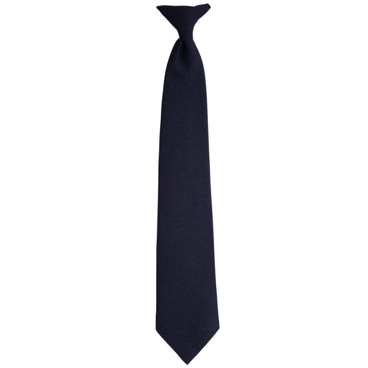 CLIP ON TIE-NAVY : 18"