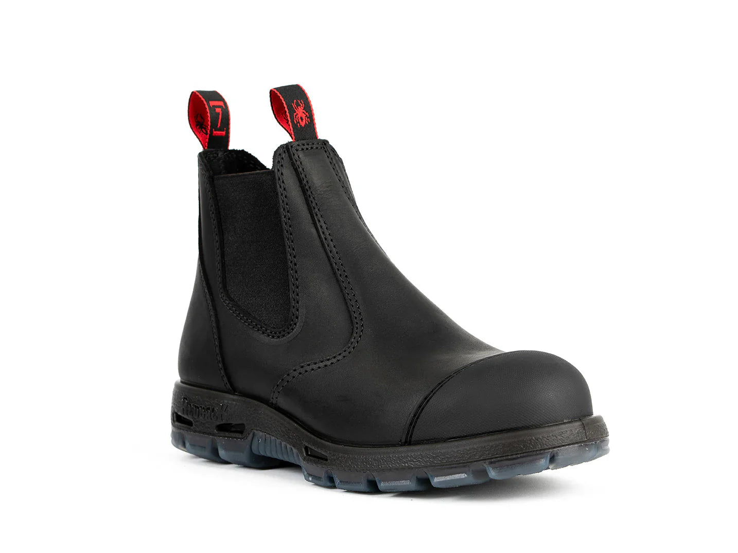 UBBKSC REDBACK SLIP ON NO STEEL WITH SCUFF CAP BLACK