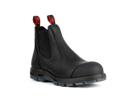 USBBK-SC REDBACK SLIP ON BOOT WITH SCUFF CAP BLACK