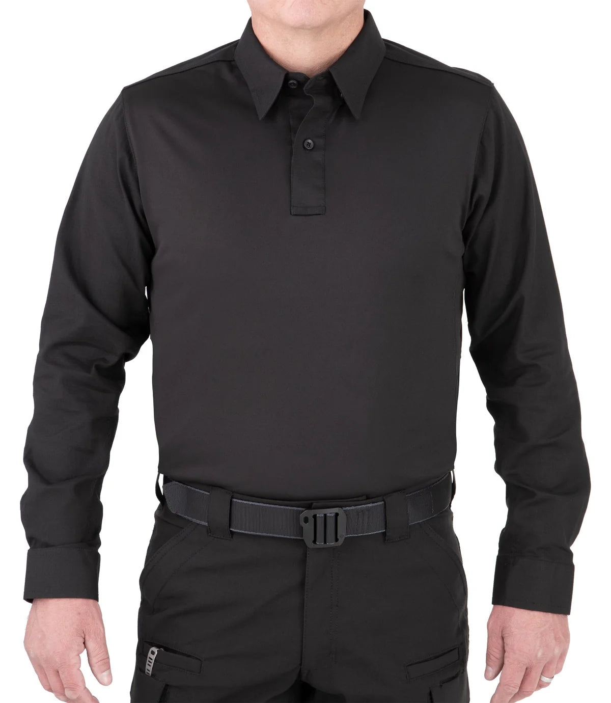 111015 MENS V2 PRO PERFORMANCE L/S SHIRT BLACK