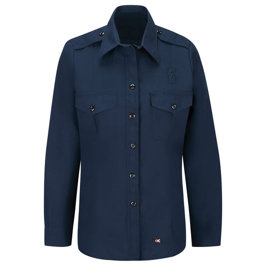 FSC1 WOMENS NOMEX L/S SHIRT NAVY