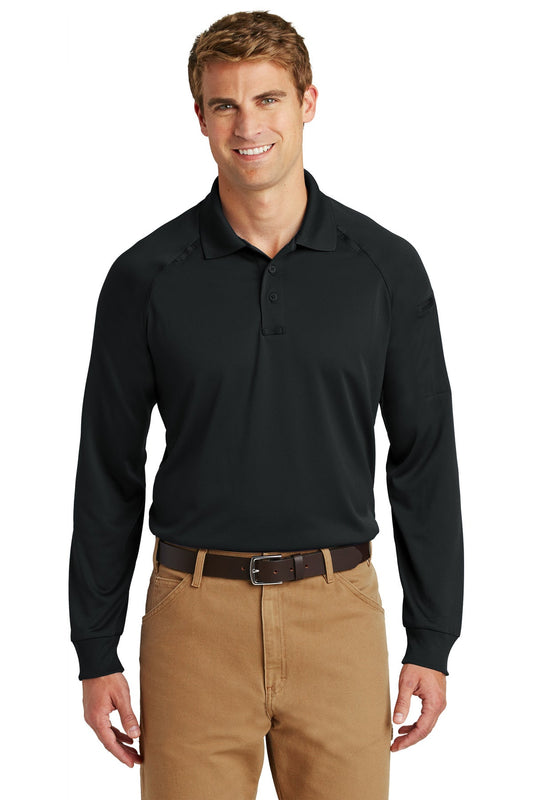 CS410LS L/S TACTICAL POLO BLACK