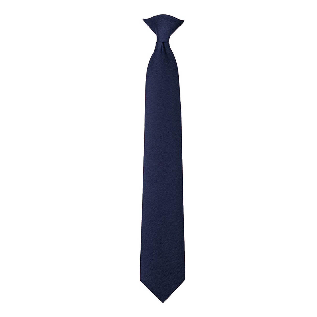 CLIP ON TIE-NAVY : 20"