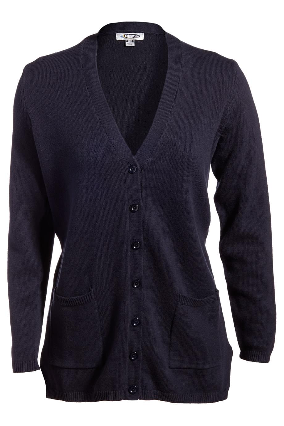 119 EDWARDS WOMENS CARDIGAN NAVY
