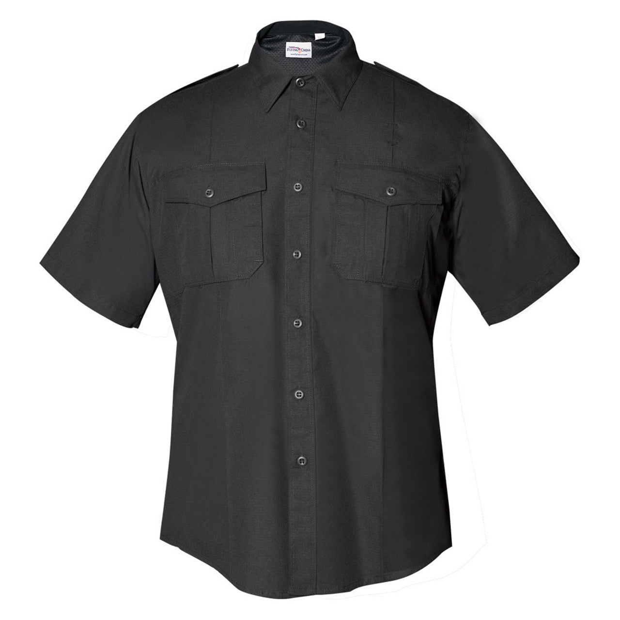 FX7100 STAT MALE S/S SHIRT BLACK
