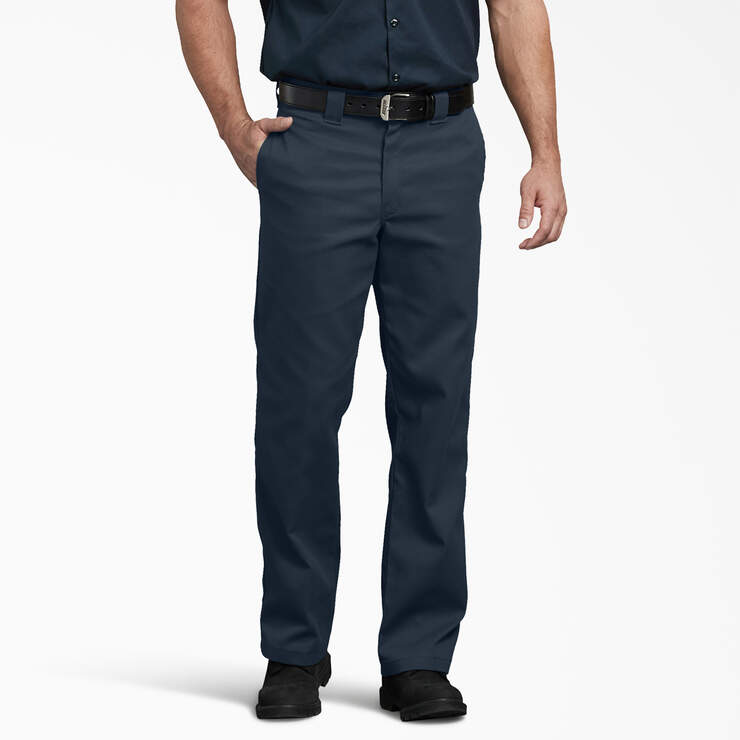 874X DICKIES FLEX POLY/COTTON PANT DARK NAVY