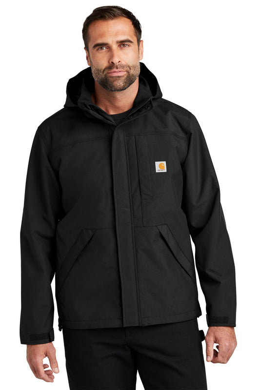 CT104670 CARHARTT STORM DEFENDER JACKET BLACK