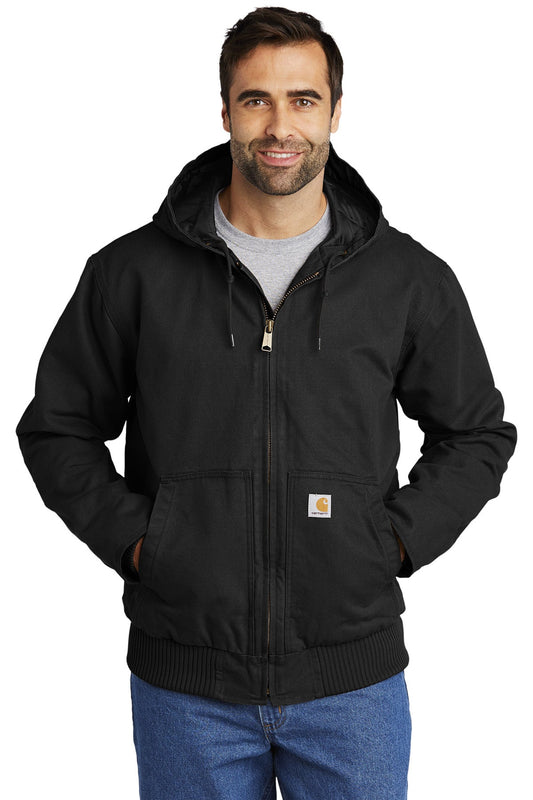CT104050 CARHARTT WASHED DUCK ACTIVE JACKET BLACK